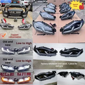 Compatible LED Headlight Surround for Old New Model for <strong>Jaguar</strong> <strong>XJ</strong> Modified 2024 Tail Light Rear Front Bumper for XJL Car Bumpers - Product Image 6