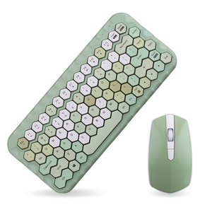 Teclado inalámbrico USB resistente al agua con teclas de función Multimedia