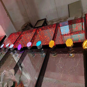 IP67 đánh giá <span class=keywords><strong>3D</strong></span> LED gương Starlit dancefloor đèn câu lạc bộ đêm DJ stargazing thảm cho Đảng và Abyss sàn nhảy - Product Image 4