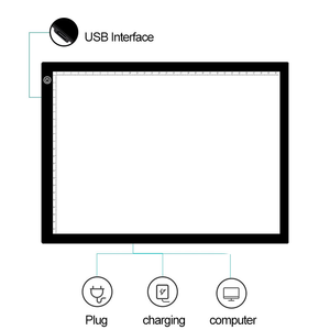 A4Led描画タブレットペインティングボード<span class=keywords><strong>Led</strong></span>ライティングスケッチトレースライトパッド
