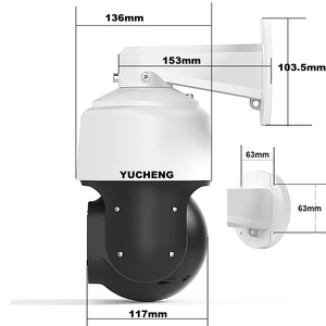 4K 8MP 30fps 300X ZOOM POE Speed Dome PTZ IP kamera IP66 ses akıllı izleme Hik uyumlu ekran sıcaklığı güvenlik kamerası - Product Image 4