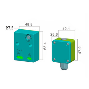 Sensor de día y noche ST315 Sensor de control de luz Interruptor de fotocélula - Product Image 3