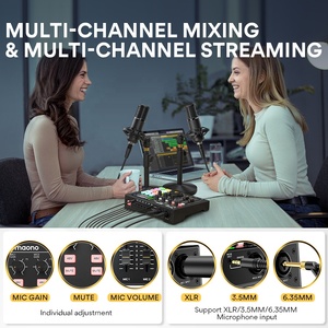 MAONOCASTER AM100 Professional Recording Studio Sound <strong>Card</strong> Noise Reduction Podcast Mixer Audio Interface Live Stream Sound <strong>Card</strong> - Product Image 5