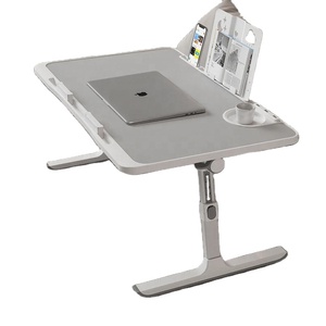 Mesa de ordenador portátil ajustable portátil de aleación de aluminio mesa de ordenador de cama pequeña multifuncional
