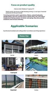 BSCI chứng nhận 6-pin PE mã hóa màu xanh lá cây hàng rào đa mục đích dù để che nắng <span class=keywords><strong>Net</strong></span> cho vườn bóng sân nhà kính - Product Image 6