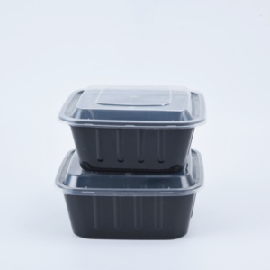 Cute <strong>clear</strong> Matte Black Plastic Cake Disposable Containers Small Salad <strong>Meal</strong> Prep Containers Bento <strong>Box</strong> - Product Image 4