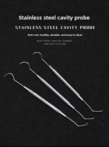 Hướng dẫn sử dụng nha khoa endodontic làm sạch thăm dò thép không gỉ nha chu Explorer cụ doublehook quy mô Scaler bệnh viện hiện đại - Product Image 3