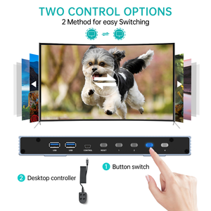 8K 4K HDMI KVM交换机4端口8K 60hz 4进1出，MT-VIKI HDMI KVM交换机8K 60hz 4K 120hz 2进1出4进1出，4x1 2x1 - Product Image 3