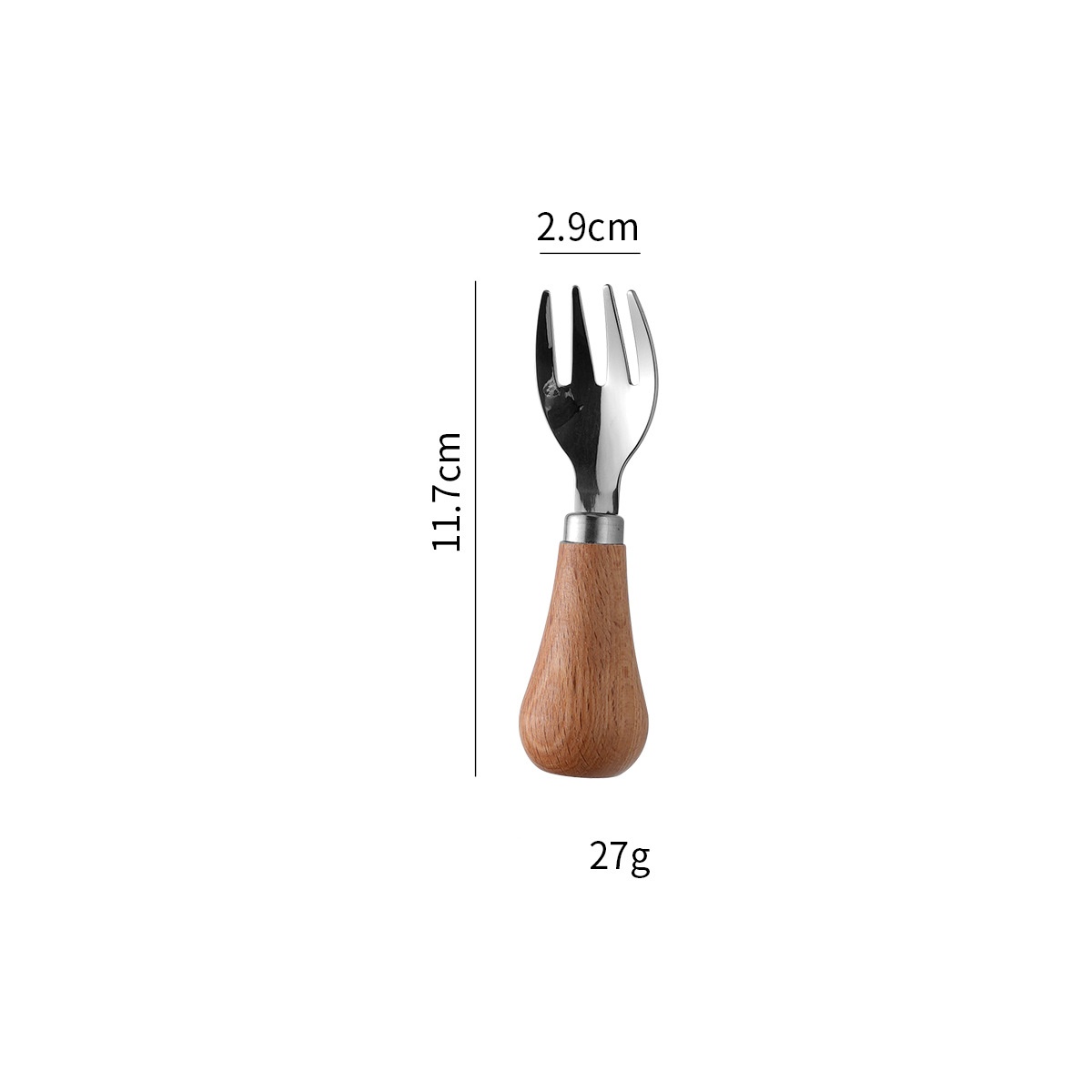 Manche court en bois --- B