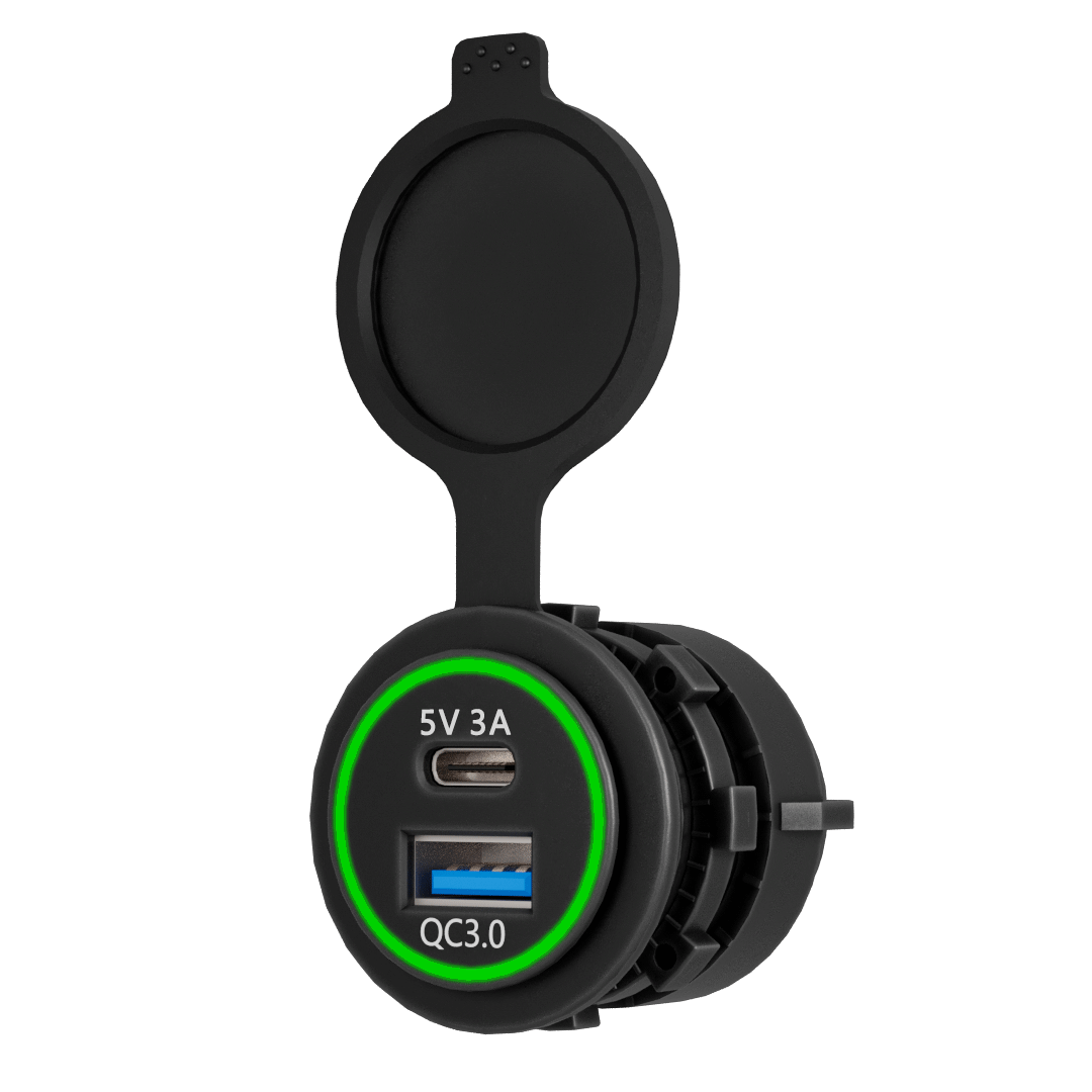 Lumière LED verte