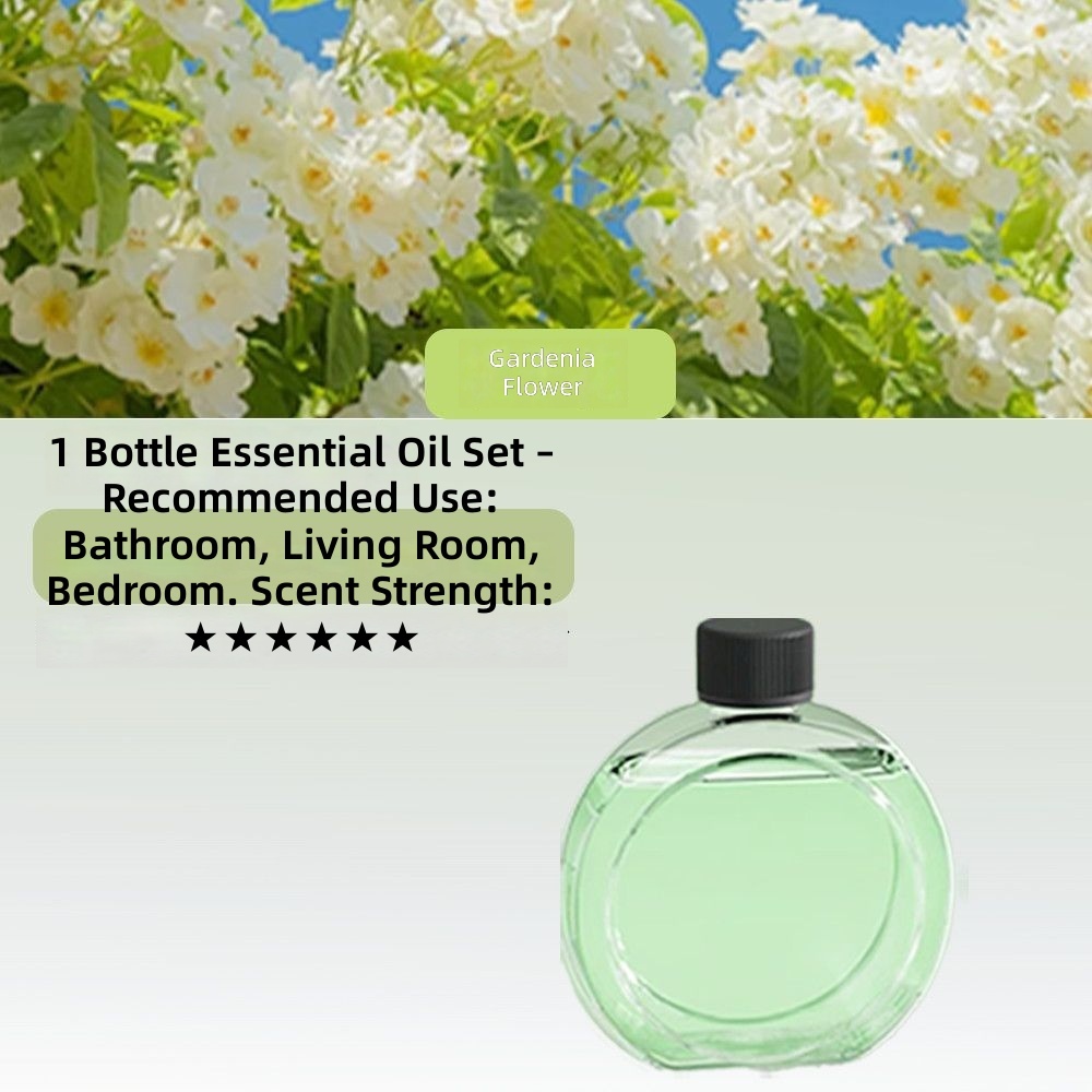 green 1 bottle gardenia essential oil-rich-pink floral fragrance