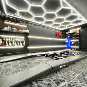 HanYin esagono con dettagli luminosi a tre colori per illuminazione a led esagonale per palestra da officina - Product Image 1