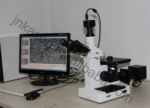 Microscopio Trinocular multifunción vertical, metalográfico, polarizador, Darkfield y luces duales, tipo ordenador, de China - Product Image 5