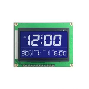 จอแสดงผล Lcd แบบกำหนดเอง Tn Htn Stn Fstn Va อักขระ Lcd Cog Dot 128*64 14ส่วนการแสดงภาพกราฟิกสีขาวดำแบบดิจิตอล7ส่วน - Product Image 1