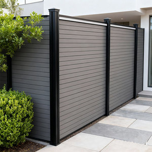 Устойчивые к УФ-излучению композитные ограждения из древесно-полимерного материала с алюминиевыми столбами для сада, декоративные панели для дома - Product Image 6