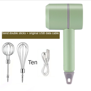 USB נטענת בית מטבח ביצת מקצף whisk בלילת קמח לחם בצק חשמלי יד מיקסר