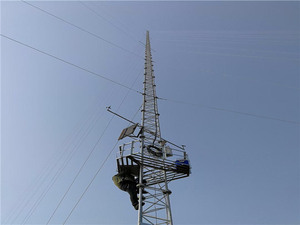 Tùy chỉnh guyed thông tin liên lạc tháp 30m-180m lưới Viễn Thông tháp với thép mạ kẽm mast tín hiệu tháp - Product Image 4