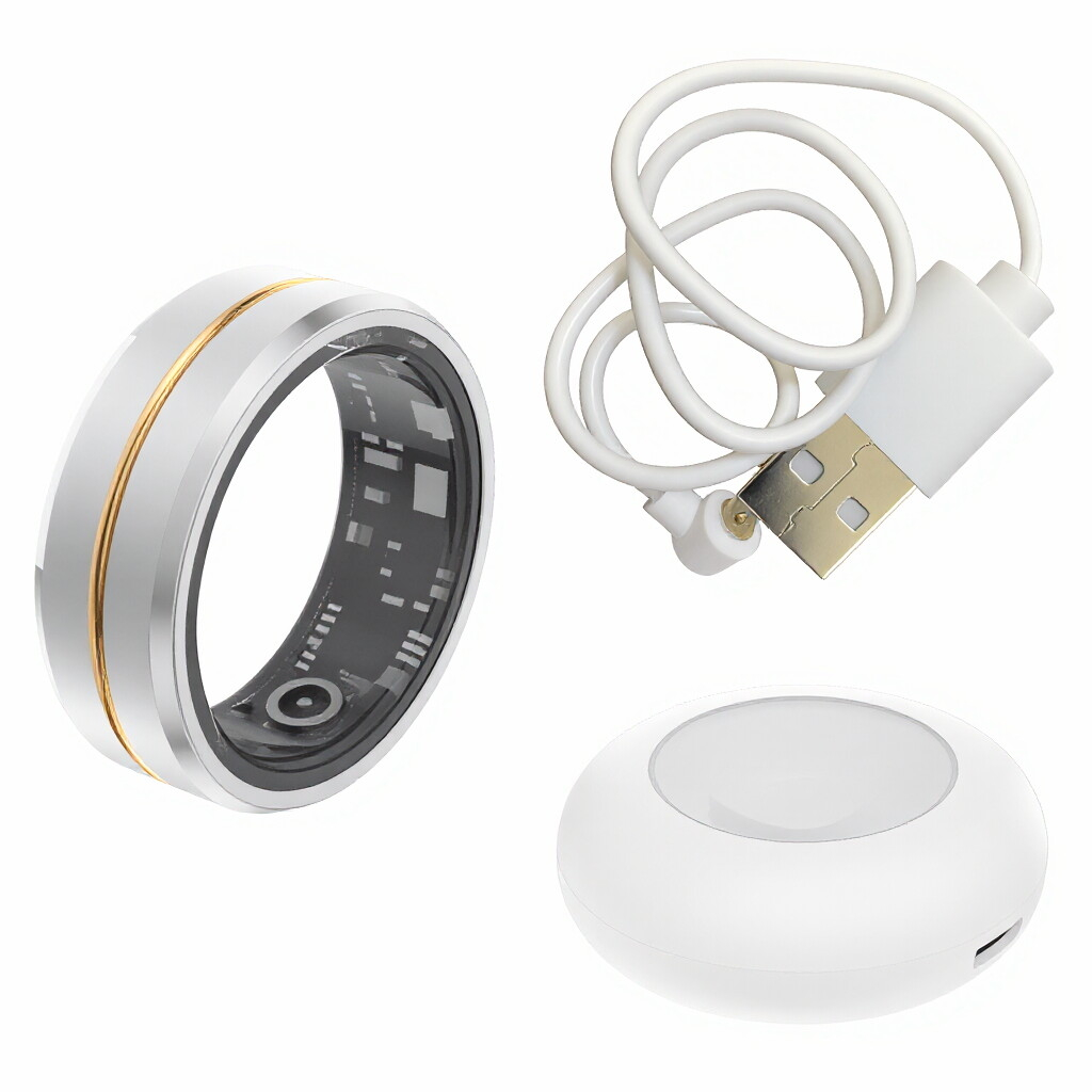 Argent et Or Moyen + Étui de Charge