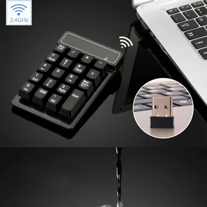 19 Keys 2.4GHz Mechanical <strong>Numeric</strong> <strong>Keypad</strong> <strong>Keyboard</strong> Mini Number Keycaps Numpad <strong>Keyboard</strong> for Laptop Desktop Pc Computer Noteboo