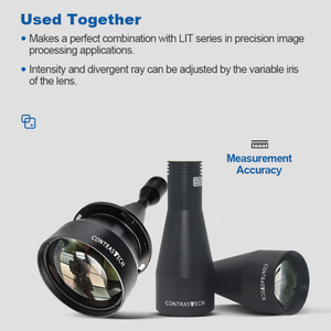 เครื่อง collimated 24V 5V IP67 LED rb/ IR/UV ปรับแต่งได้แสงเทเลเซนตริกสำหรับการตรวจสอบวงจร LCD LTO PCB - Product Image 2