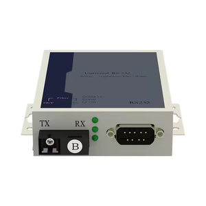 Convertidor de medios de datos serie bidireccional de transceptor de fibra óptica RS232 a puertos RJ45 compatible con comunicación serie Ethernet - Product Image 6