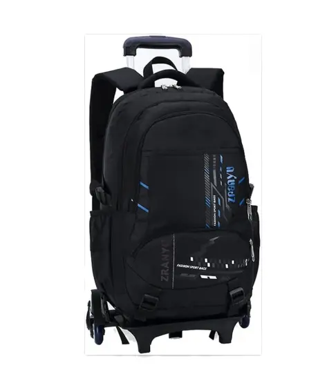 Large Trolley Schoolbag Rolling Laptop Wheeled Backpack with wheels for Boys College School Rucksack Men's Backpack