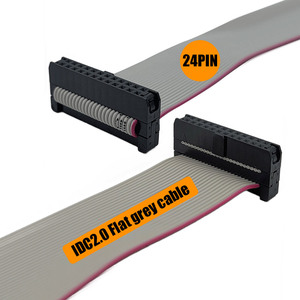 Flat Ribbon Idc Connector Female Customized 24pin 2.0mm Idc Ribbon Female Connector Idc Cable <strong>Assembly</strong> - Product Image 1