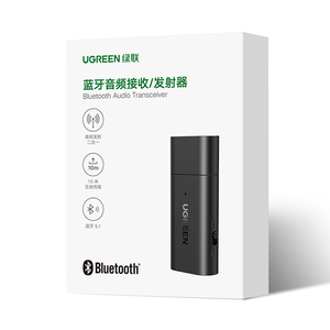 UGREEN蓝牙5.1发射器接收器2合1无线USB蓝牙适配器内置麦克风3.5毫米音频蓝牙加密狗 - Product Image 6