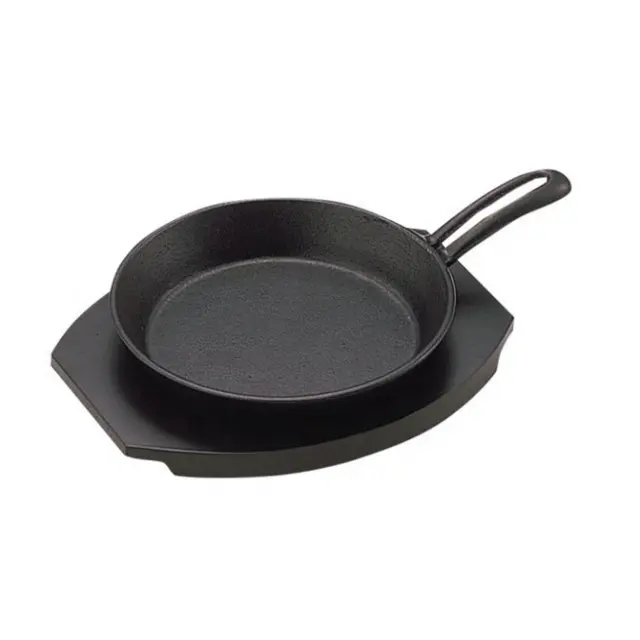 Di piccola Dimensione di Qualità e Finalmente Cast Iron Skillet Pan per Uso Commerciale-Pasta Piastra II-