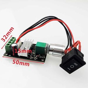 PWM DC motor gobernador 6V12V24V28V 3A interruptor de control de velocidad ajustable DC 1203BK controlador de velocidad del motor con interruptor - Product Image 3