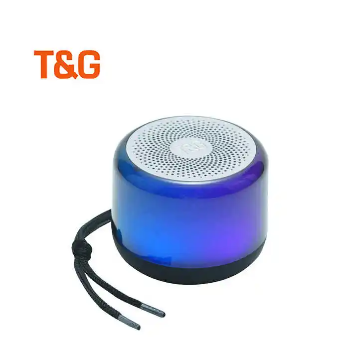 TG363 nuova batteria integrata Wireless usa USB MP3 FM radio subwoofer portatile Mini Color Light BT Speaker Gift