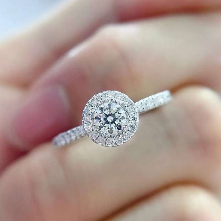 S925-2Ct Halo