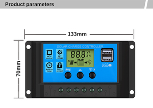 Auf Lager PWM DC Ausgang 12V/24V Auto Controller 50A Solar Controller Ladesystem Solar Laderegler