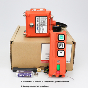 Sistema industrial de grúa de una sola velocidad, 2 botones, cabrestante, radio, interruptor de control remoto inteligente, radio, 2 botones, 2 unidades - Product Image 5