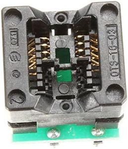 Adaptador de programador HiLetgo EZ, módulo convertidor de enchufe SOIC8 a DIP8, 2 uds con accesorios de conector de 150mil - Product Image 3
