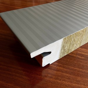 Einfach zu installierende hochwertige Rockwool-Sandwich platte/Sandwich-Dach platte für das Verkleidung system für Stahl konstruktionen.