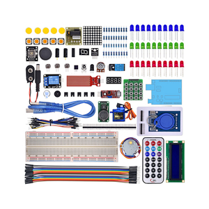 Elettronica fai-da-te Starter Kit di base Breadboard ponticelli resistori Buzzer per R3 Mega256 - Product Image 2