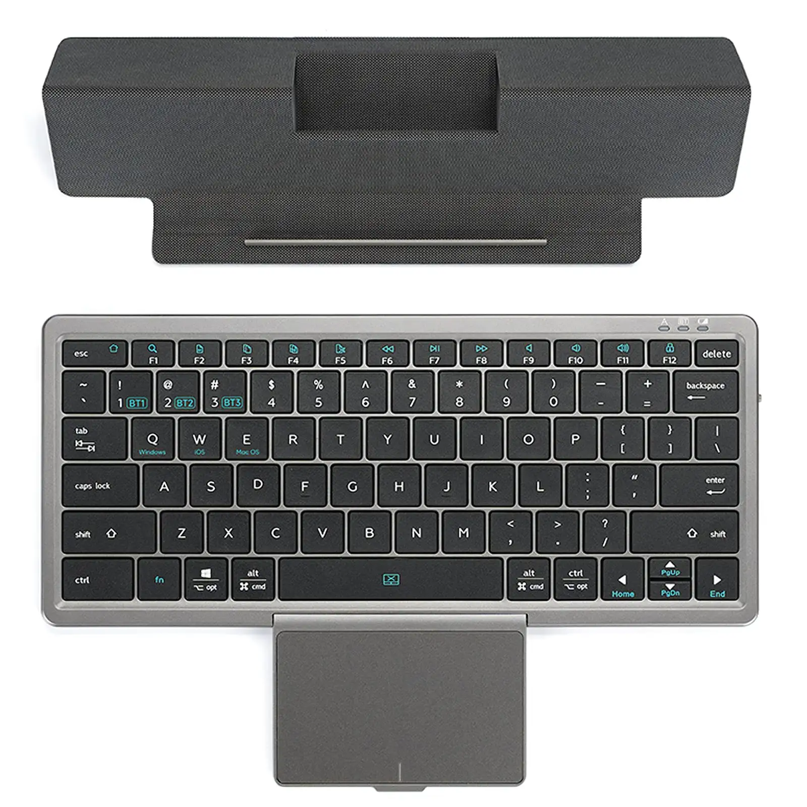 Tastiera magica ricaricabile Bluetooth tastiera Bluetooth senza fili universale custodia in pelle tastiera Bluetooth per Tablet E