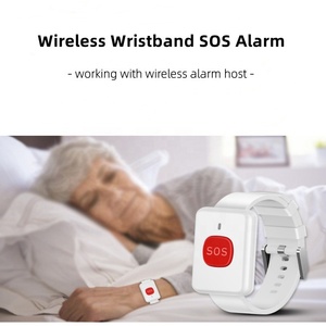 3電話番号4GワイヤレスSOSアラームキットパニックボタン音声制御患者高齢者向け緊急通話システム - Product Image 5