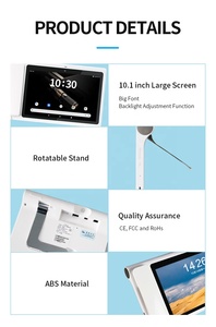 Sistema Android Smart Desk Phone grande Touch Screen Bluetooth WiFi Hotspot Video conferenza utilizzo 4G Android telefono da scrivania - Product Image 6