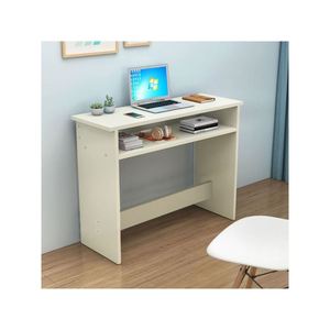 Moderner 40cm Wand-Computer tisch lang schmal 30cm breit rechteckig Holz für den Heimgebrauch 20cm Schlafzimmer Wand Beistell tisch - Product Image 3