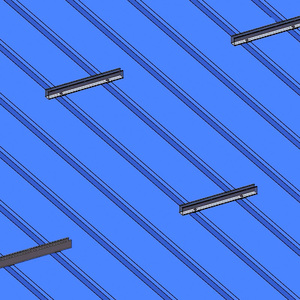 Solar Mini <strong>Rails</strong> Installation PV Solar Panel Roof Mounting <strong>Systems</strong> Tin Roof Mount Racks - Product Image 5