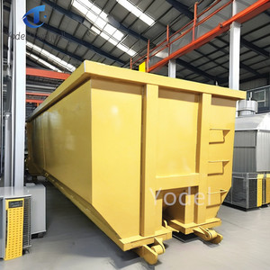工厂生产的耐用的10立方米吊钩提升容器用于建筑垃圾 - Product Image 2