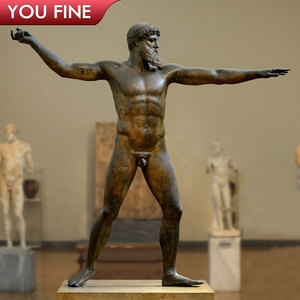 Ngoài Trời Vườn Cuộc Sống-kích Thước Nổi Tiếng Đúc Đồng <span class=keywords><strong>Zeus</strong></span> Điêu Khắc Để Bán - Product Image 2