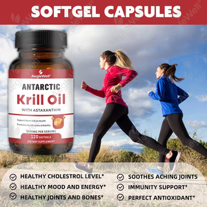 OLLI 1000mg antarktika Krill yağı kapsülleri yetişkinler için lal saf özel etiket diyet takviyesi - Product Image 4