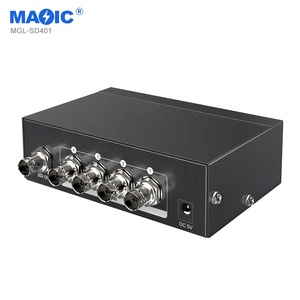 1080P Full HD SD 3G-SDI Switch 1440P Video Switcher 4 entradas 1 salida para monitor con interruptor SDI de control RS232 - Product Image 4