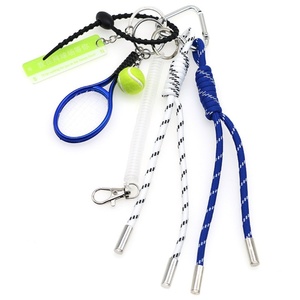 Bayanlar için renkli Badminton araba anahtarı adam çanta için anahtarlık Schoolbag bavul aksesuarları promosyon hediye iş hediye - Product Image 6