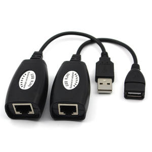 For Pc Laptop Desktop <strong>Connect</strong> <strong>Printer</strong> Via Over Cat5 Cat6 Cable 150ft <strong>USB</strong> RJ45 Lan Ethernet UTP Extender Extension Adapter - Product Image 4