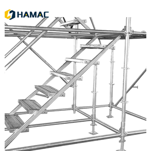 Andamios Ringlock de acero modular multifuncional y piezas Recubrimiento en polvo 60-120umpara construcción y encofrado - Product Image 6