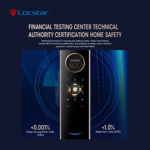 Locstar Automatic Mortise Set Smart Door Lock Wifi With 3d Face Recognition Finger <strong>Print</strong> and <strong>Keys</strong> - Product Image 6
